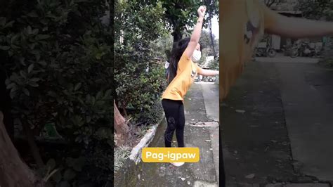 Pagtakbo, pag igpaw, pag eskape at pagkandirit (P.T in MAPEH).